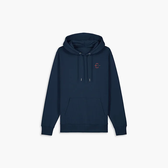 Sweat à capuche personnalisé en broderie pour Finegan, 100% coton biologique