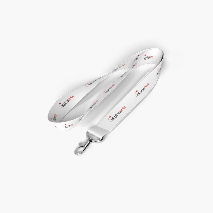 Tour de cou personnalisé en sublimation pour Alphalink, 100% polyester