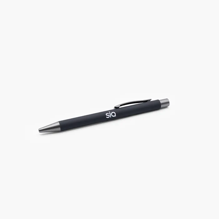 Stylo personnalisé en impression numérique pour The Sia Foundation, aluminium