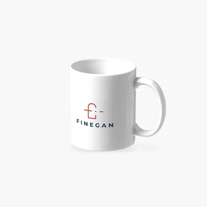 Mug personnalisé en sublimation pour Finegan, céramique