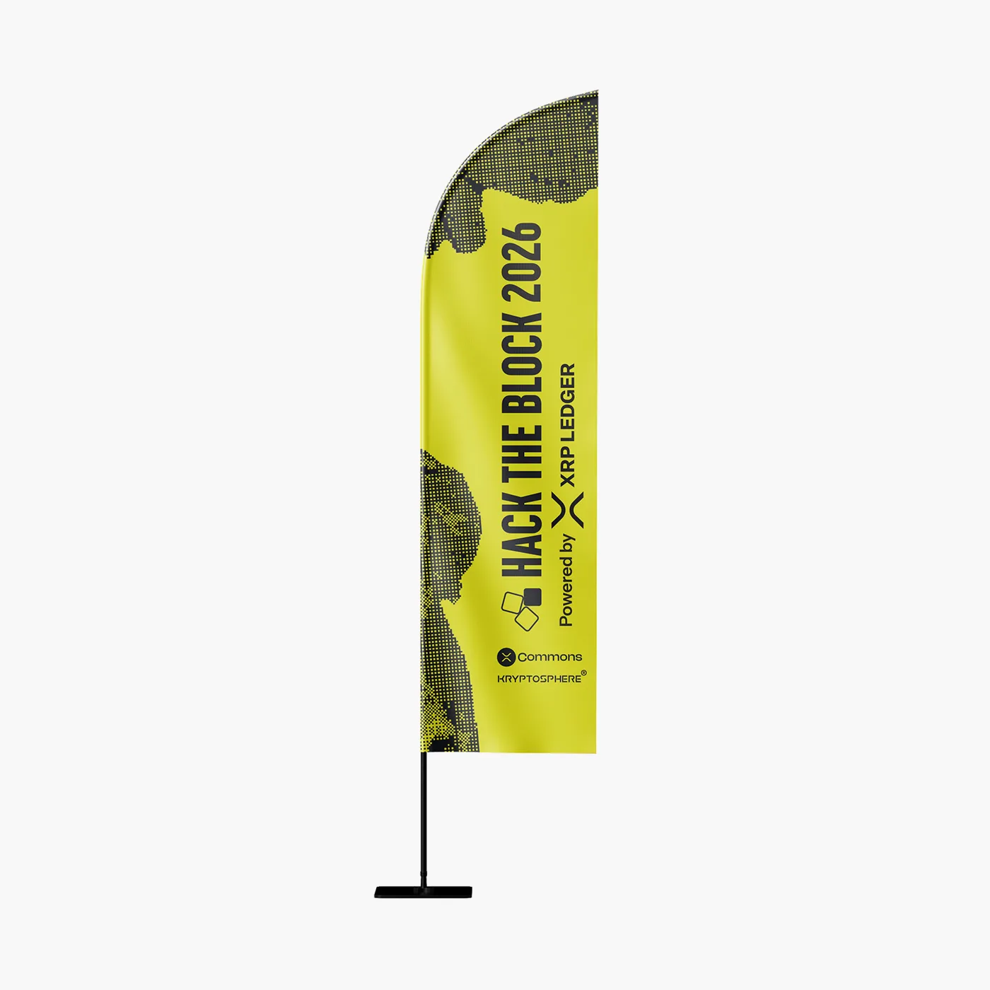 Drapeau personnalisé en sublimation pour XRPL commons, polyester