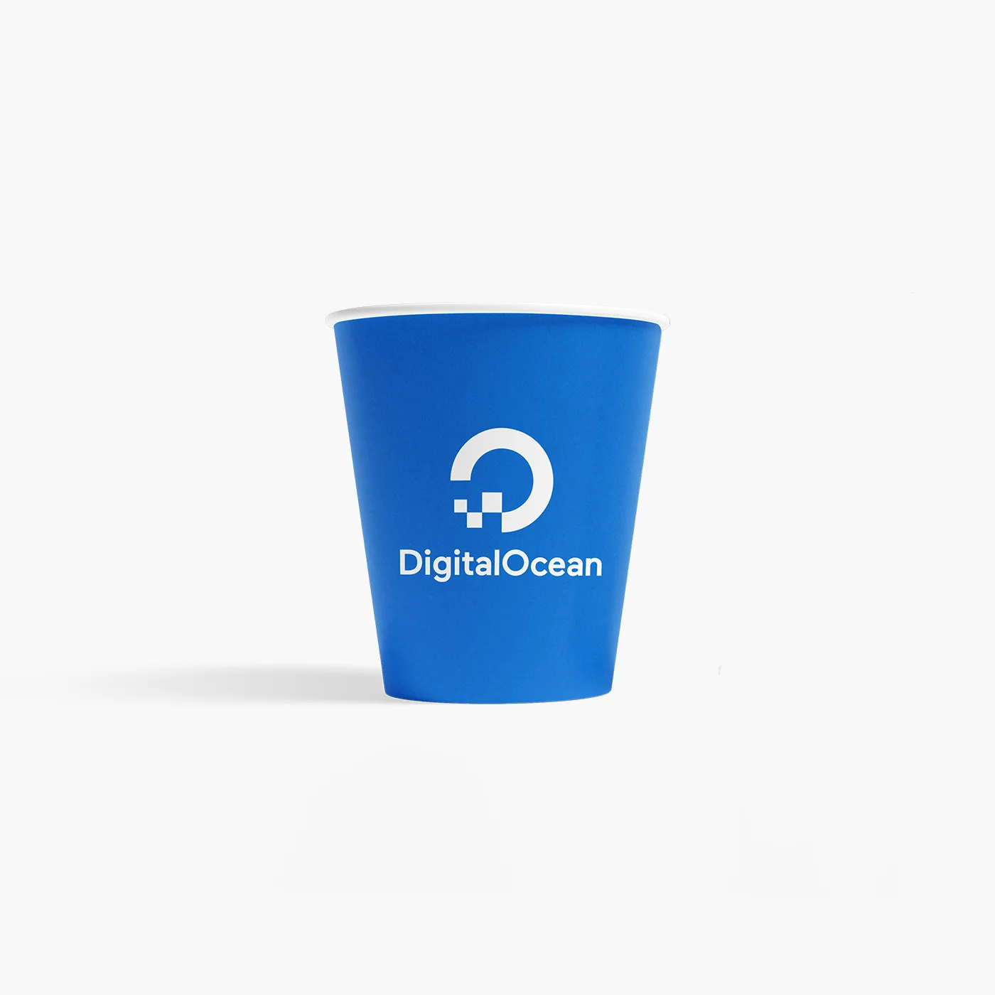 Gobelet personnalisé en impression numérique pour DigitalOcean, papier cartonné