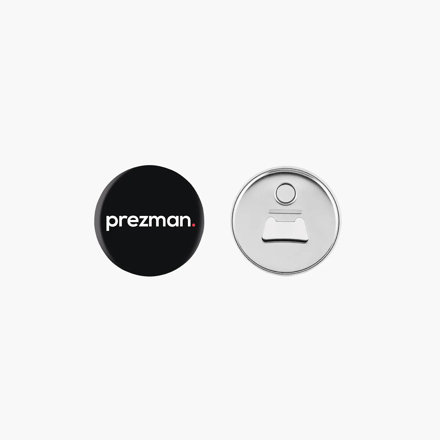 Décapsuleur personnalisé en impression numérique pour Prezman, aluminium