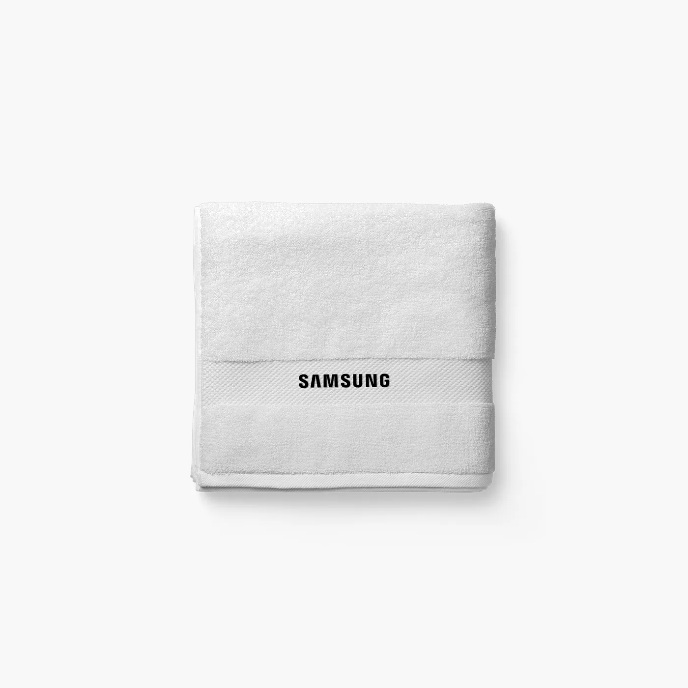 Serviette personnalisée en broderie pour Samsung, 100% coton peigné