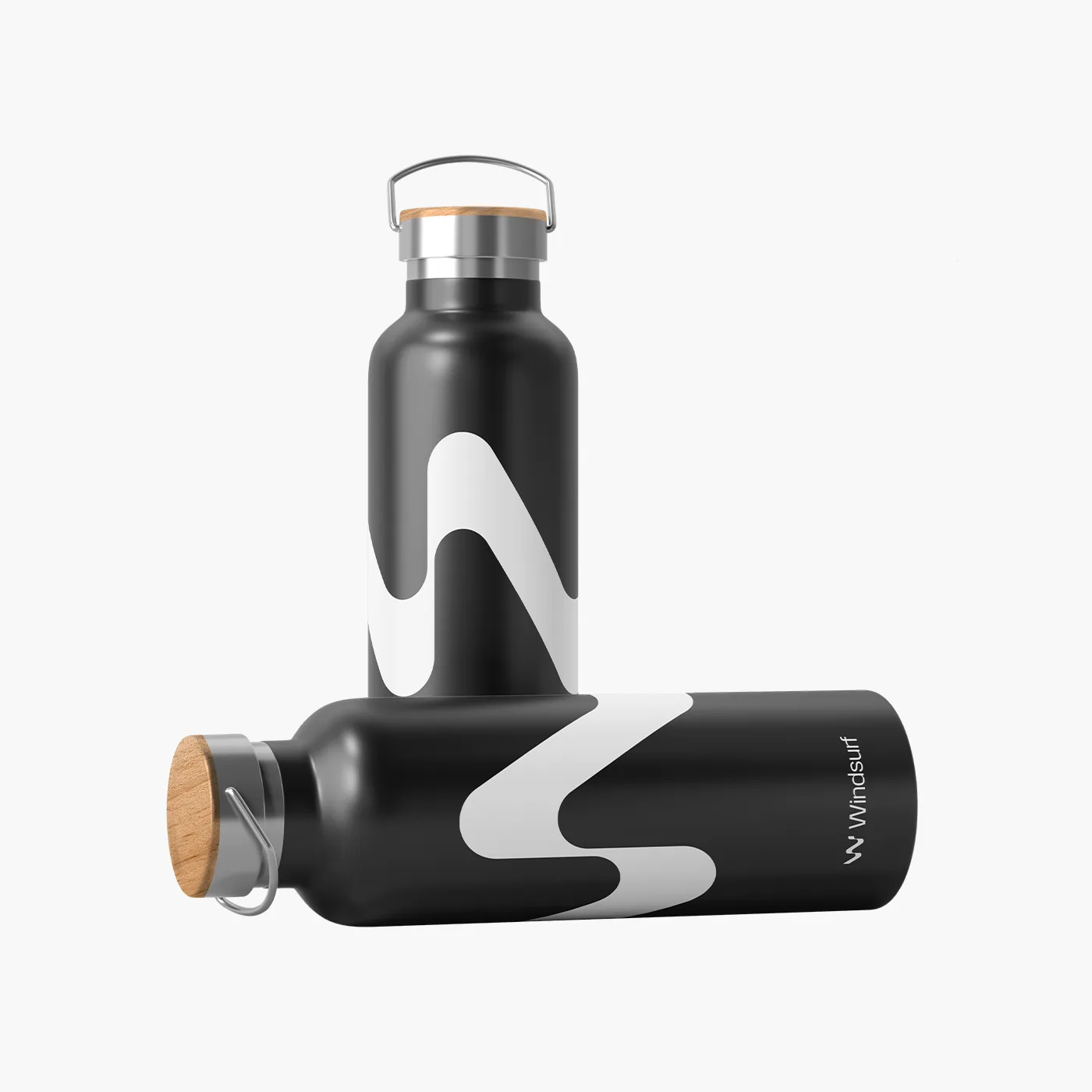 Gourde personnalisée en impression numérique 360° pour Windsurf, acier inoxydable